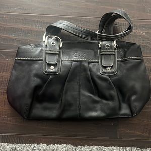 Coach purse - black leather